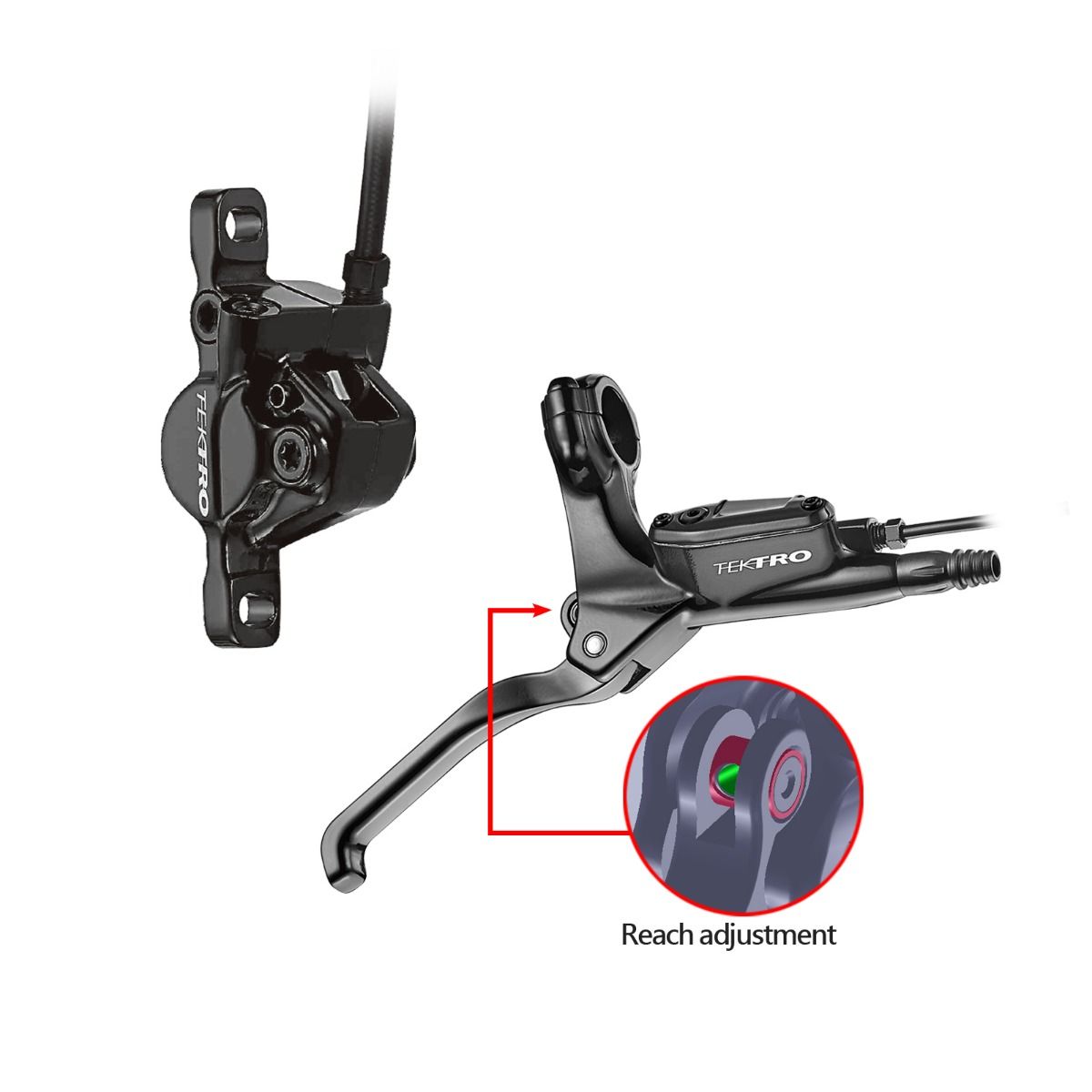 Tektro Hydraulic Disk Brake - E350 thumbnail 2