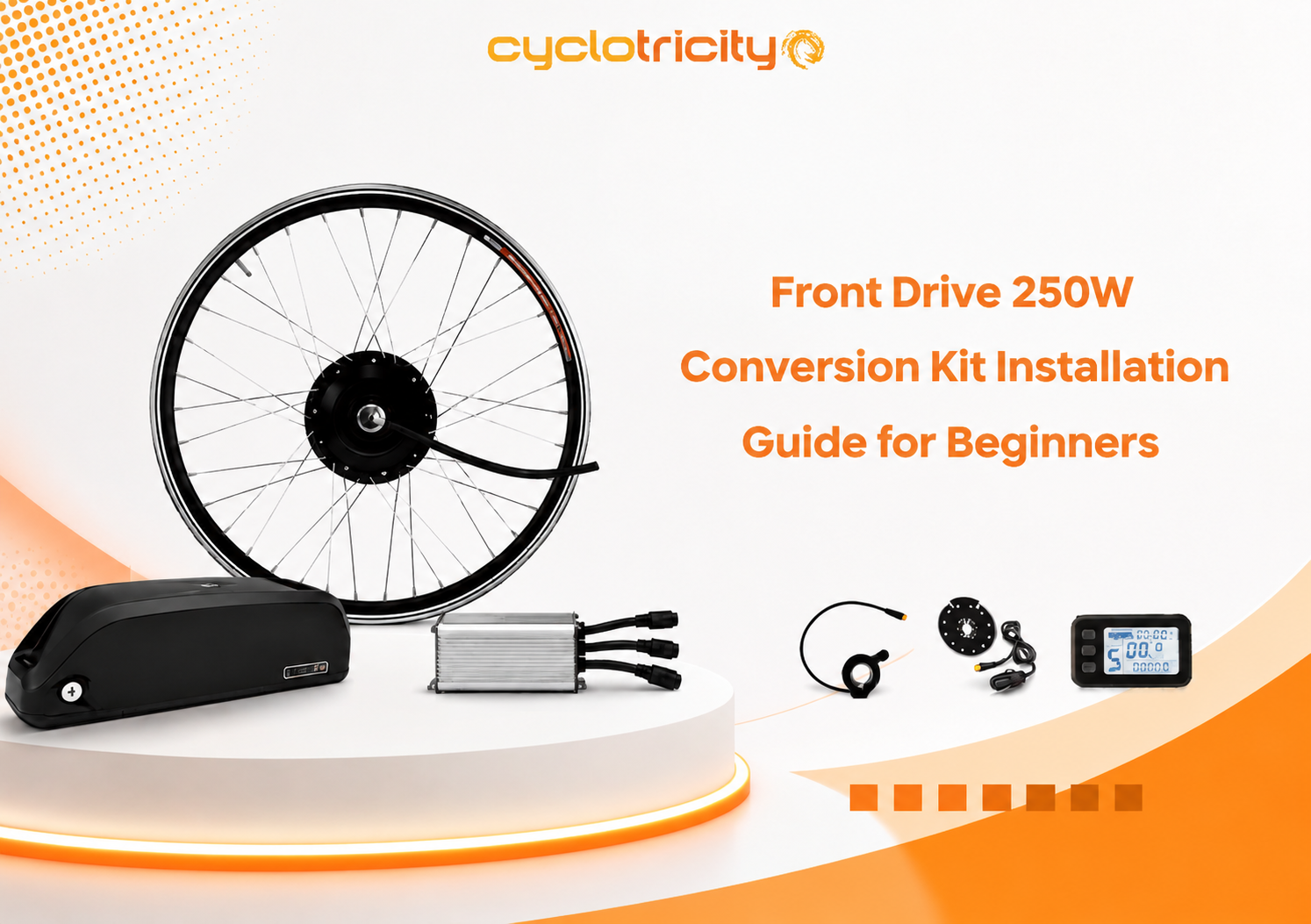 Front Drive 250W Conversion Kit Installation Guide for Beginners