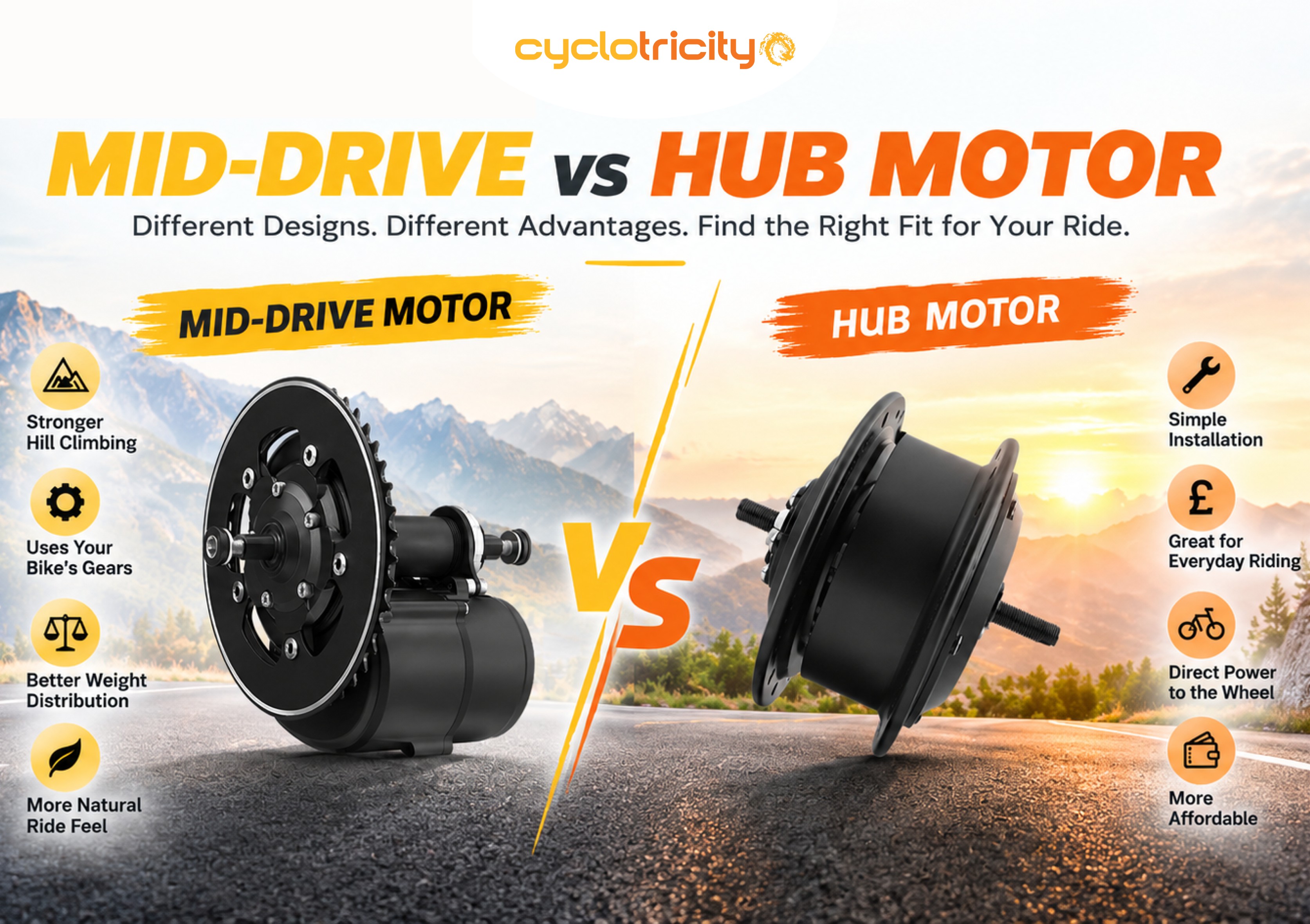 What Are the Benefits of a Mid-Drive Motor Compared to a Hub Motor?